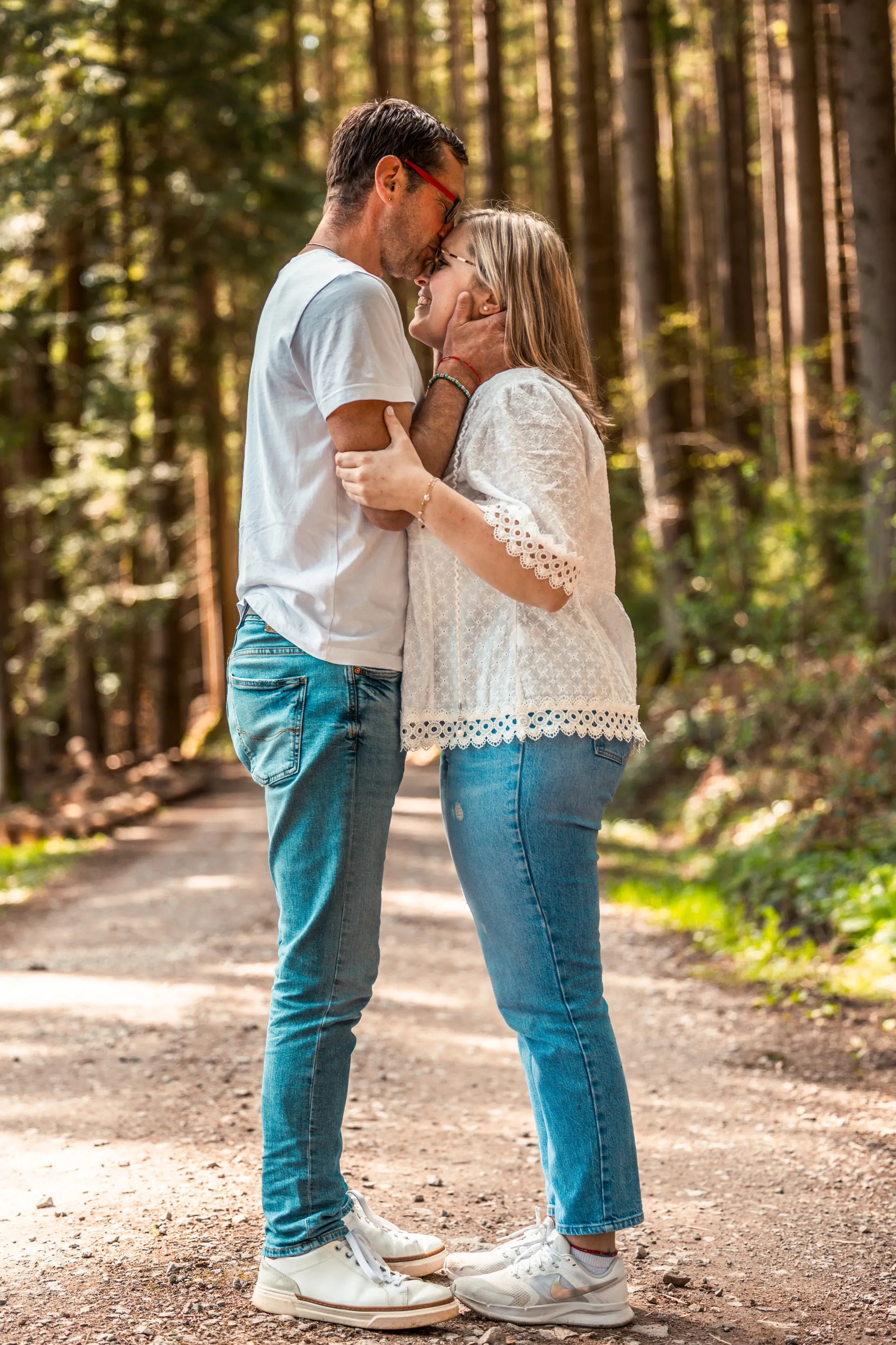 Paarshooting Wald Natur Outdoor Fotografie